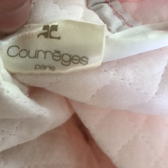 Vintage quilted Courreges cosmetic/toiletry bag! - Picture 6 of 13